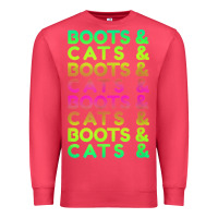 Cardinal edm rave shirt  boots and cats gift Premium Sweatshirt - linhVisuals