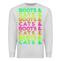 Dove Grey edm rave shirt  boots and cats gift Premium Sweatshirt - linhVisuals