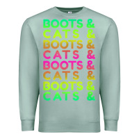 Seafoam edm rave shirt  boots and cats gift Premium Sweatshirt - linhVisuals