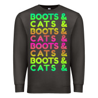 Smoke edm rave shirt  boots and cats gift Premium Sweatshirt - linhVisuals