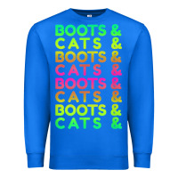 True Royal edm rave shirt  boots and cats gift Premium Sweatshirt - linhVisuals