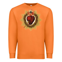 Carrot sacred heart of jesus catholic devotion t shirt Premium Sweatshirt - linhVisuals