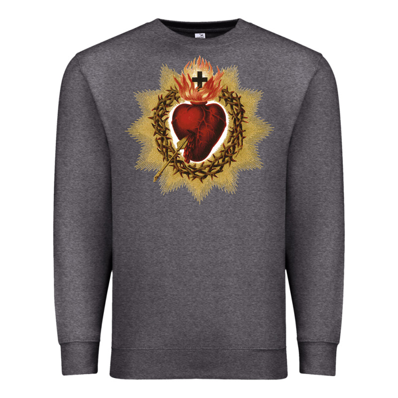 Sacred Heart Of Jesus Catholic Devotion T Shirt Premium Sweatshirt by linhVisuals | Teevron