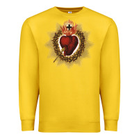 Lemon sacred heart of jesus catholic devotion t shirt Premium Sweatshirt - linhVisuals