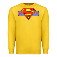 Lemon tshirt my superhero is jesus, faith love god shirt t shirt Premium Sweatshirt - linhVisuals