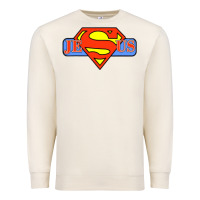 Sandshell tshirt my superhero is jesus, faith love god shirt t shirt Premium Sweatshirt - linhVisuals