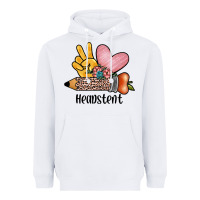 White peace love headstent Heavyweight Hoodie - JahusDesignShop