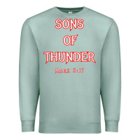 Seafoam sons of thunder zebedee james and john mark 317 bible t shirt Premium Sweatshirt - linhVisuals