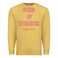 Antique Gold sons of thunder zebedee james and john mark 317 bible t shirt Premium Sweatshirt - linhVisuals
