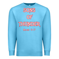 Ocean Blue sons of thunder zebedee james and john mark 317 bible t shirt Premium Sweatshirt - linhVisuals