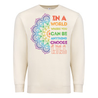 Sandshell kindeness In A World Where You Can Be Anything Choose Kind Kindness Premium Sweatshirt - linhVisuals