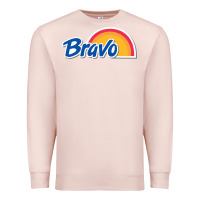Pale Pink Bravo Supermarket Premium Sweatshirt - linhVisuals