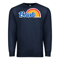Navy Bravo Supermarket Premium Sweatshirt - linhVisuals