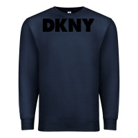 Navy DKNY Premium Sweatshirt - linhVisuals