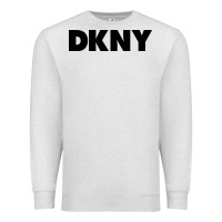 Oatmeal Heather DKNY Premium Sweatshirt - linhVisuals
