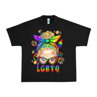 Black LGBTQ+ Messy Bun With Snacks Urban Heavy Tee - BundleAndBundleShop
