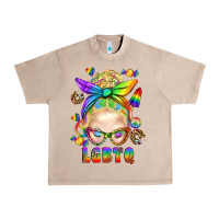 French Oak LGBTQ+ Messy Bun With Snacks Urban Heavy Tee - BundleAndBundleShop