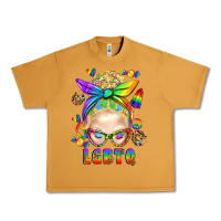Peanut Butter LGBTQ+ Messy Bun With Snacks Urban Heavy Tee - BundleAndBundleShop