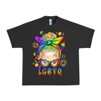 Pigment Black LGBTQ+ Messy Bun With Snacks Urban Heavy Tee - BundleAndBundleShop