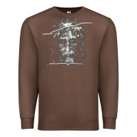 Chestnut the shroud of turin holy face of jesus t shirt Premium Sweatshirt - linhVisuals