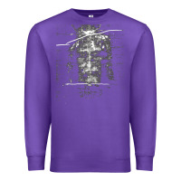 Purple the shroud of turin holy face of jesus t shirt Premium Sweatshirt - linhVisuals