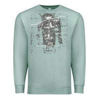 Seafoam the shroud of turin holy face of jesus t shirt Premium Sweatshirt - linhVisuals