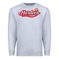 Heather Grey Hardee's Premium Sweatshirt - linhVisuals