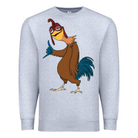 Heather Grey Chicken Joe is a Vibe Premium Sweatshirt - linhVisuals
