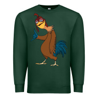 Sports Green Chicken Joe is a Vibe Premium Sweatshirt - linhVisuals