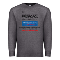 Charcoal Heather funny anesthesia anesthesiologist crna nurse t shirt Premium Sweatshirt - linhVisuals