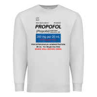 Dove Grey funny anesthesia anesthesiologist crna nurse t shirt Premium Sweatshirt - linhVisuals