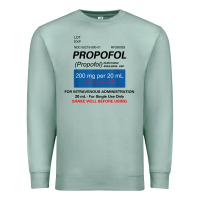 Seafoam funny anesthesia anesthesiologist crna nurse t shirt Premium Sweatshirt - linhVisuals