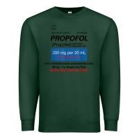 Sports Green funny anesthesia anesthesiologist crna nurse t shirt Premium Sweatshirt - linhVisuals