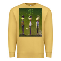 Antique Gold ajr green Premium Sweatshirt - linhVisuals