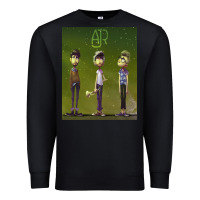 Black ajr green Premium Sweatshirt - linhVisuals