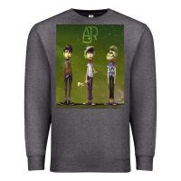 Charcoal Heather ajr green Premium Sweatshirt - linhVisuals