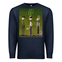 Navy ajr green Premium Sweatshirt - linhVisuals