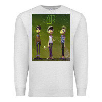 Oatmeal Heather ajr green Premium Sweatshirt - linhVisuals