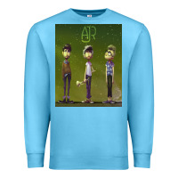 Ocean Blue ajr green Premium Sweatshirt - linhVisuals