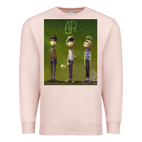 Pale Pink ajr green Premium Sweatshirt - linhVisuals