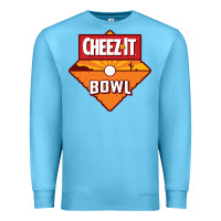Ocean Blue cheez it, game Premium Sweatshirt - linhVisuals