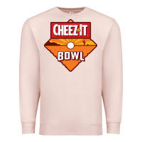 Pale Pink cheez it, game Premium Sweatshirt - linhVisuals