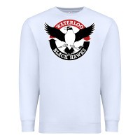 White waterlooblackhawks Premium Sweatshirt - linhVisuals