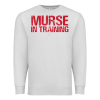 Dove Grey funny male nurse murse in training t shirt Premium Sweatshirt - linhVisuals