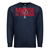 Navy funny male nurse murse in training t shirt Premium Sweatshirt - linhVisuals
