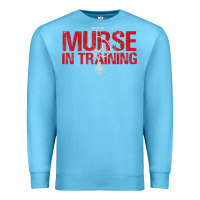 Ocean Blue funny male nurse murse in training t shirt Premium Sweatshirt - linhVisuals