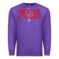Purple funny male nurse murse in training t shirt Premium Sweatshirt - linhVisuals