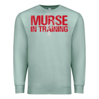 Seafoam funny male nurse murse in training t shirt Premium Sweatshirt - linhVisuals