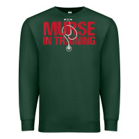 Sports Green funny male nurse murse in training t shirt Premium Sweatshirt - linhVisuals
