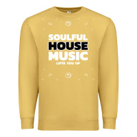 Antique Gold soulful house music deep house edm premium t shirt Premium Sweatshirt - linhVisuals